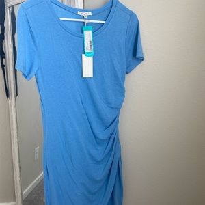 Light blue T-shirt dress